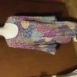XL multi color dress